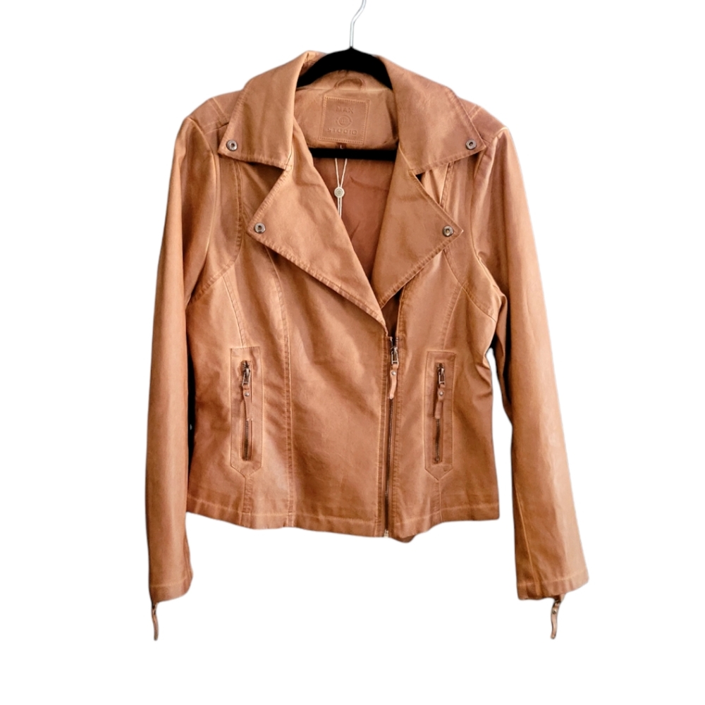 Max Studio faux leather jacket